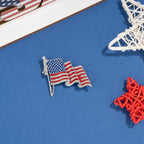 Madison Tyler Patriotic American Flag Brooch Pin 4th of July Jewelry