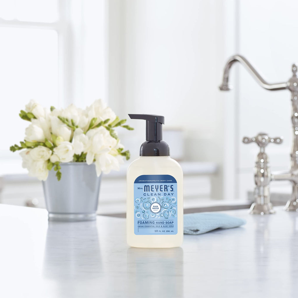 MRS. MEYER'S CLEAN DAY Foaming Hand Soap, Rainwater Scent, 10 fl oz
