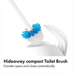 OXO Good Grips Compact Toilet Brush & Canister with Automatic Canister Door