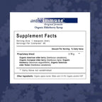 Maine Medicinals Organic Elderberry Syrup - Anthoimmune - Immune Support Supplement for Adults and Kids- USDA Organic, Ultra-Premium Black Elderberry Formula (8 oz) 48 Servings