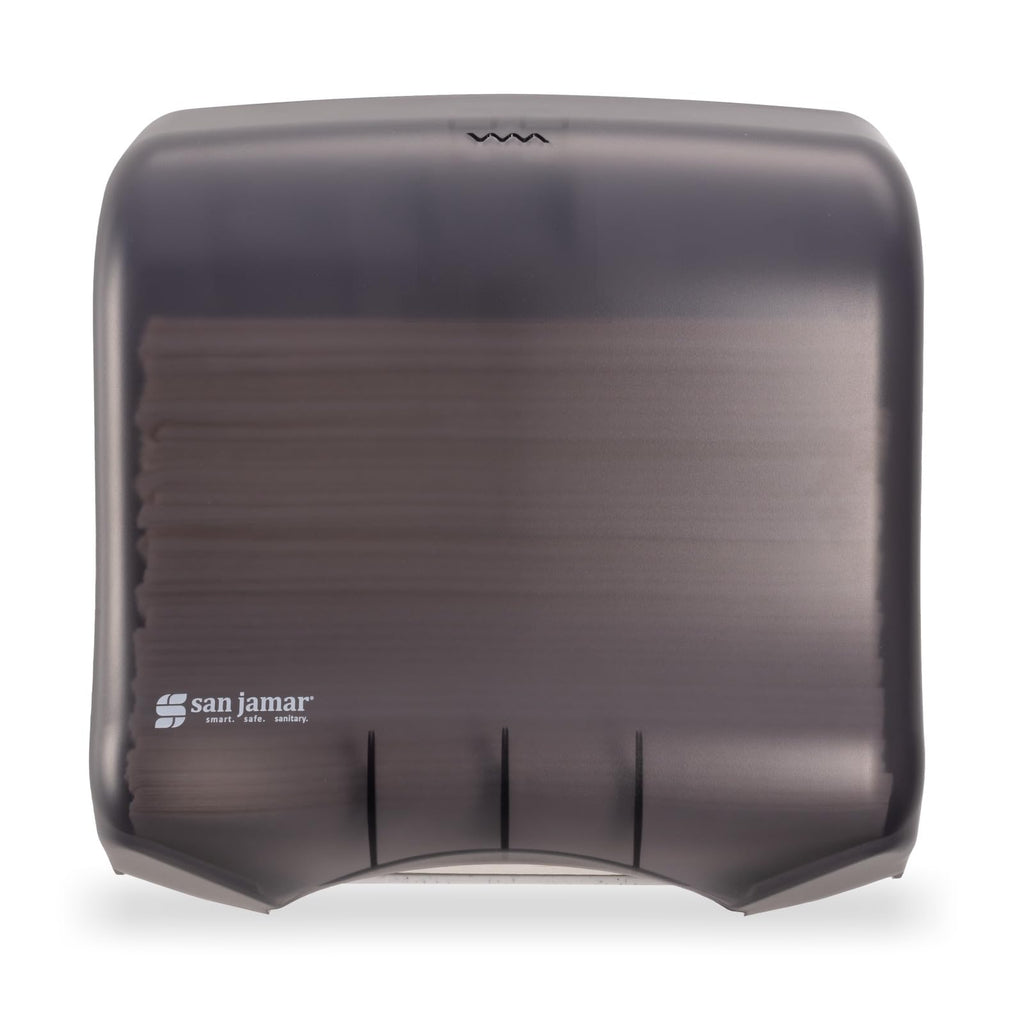 SANT1755TBK - Ultrafold Fusion C-fold amp; Multifold Towel Dispenser, 11 1/2x5 1/2x11 1/2, Black