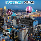 40x60 HD Monocular Telescope with Smartphone Adapter,High Power Portable Telescope for Bird Watching, Hiking, Camping, Travel & Outdoor Adventures