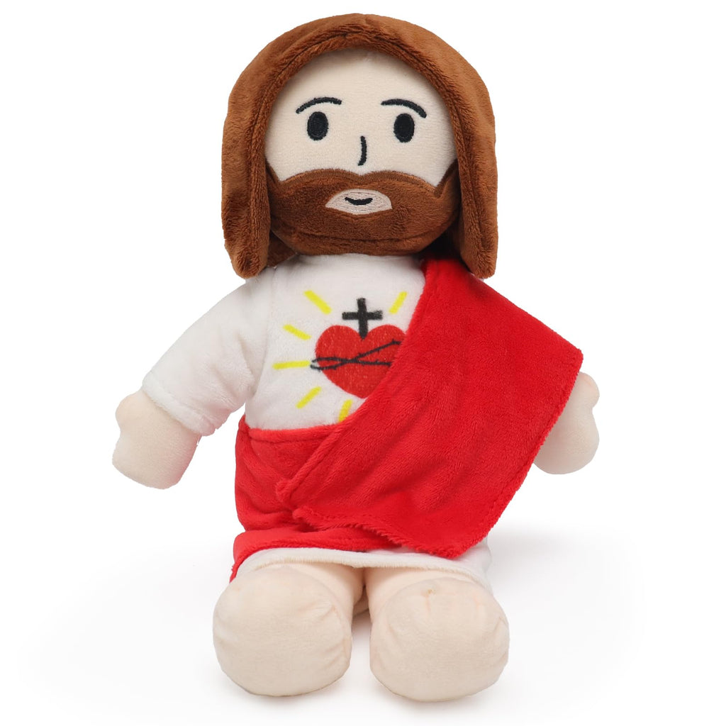 Yelakey 13" Jesus Plush Doll, Jesus Plushie Stuffed Doll Toy for Kids