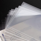 25 Pack Acid Free Crystal Sealed Clear Bags for 11x14 Art Prints, Photos