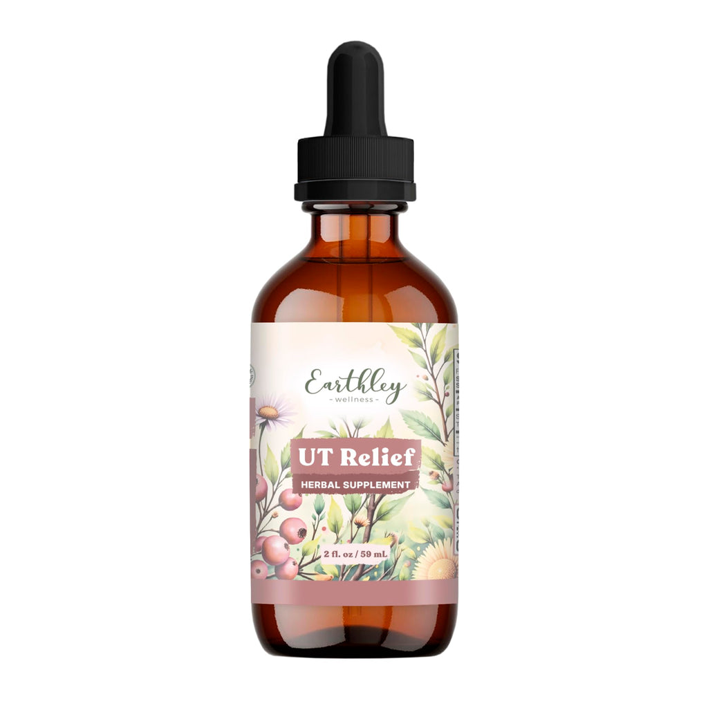 Earthley Wellness UT Relief, Urinary Tract Relief, Detoxing and Helps Ease Inflammation, Promotes Urinary Tract Health, Help Manage Infection, Relieve Cramping (2oz)