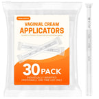 TENKAIWICK Vaginal Suppository Applicator 30Pk, Individually Wrapped, Soft Tip