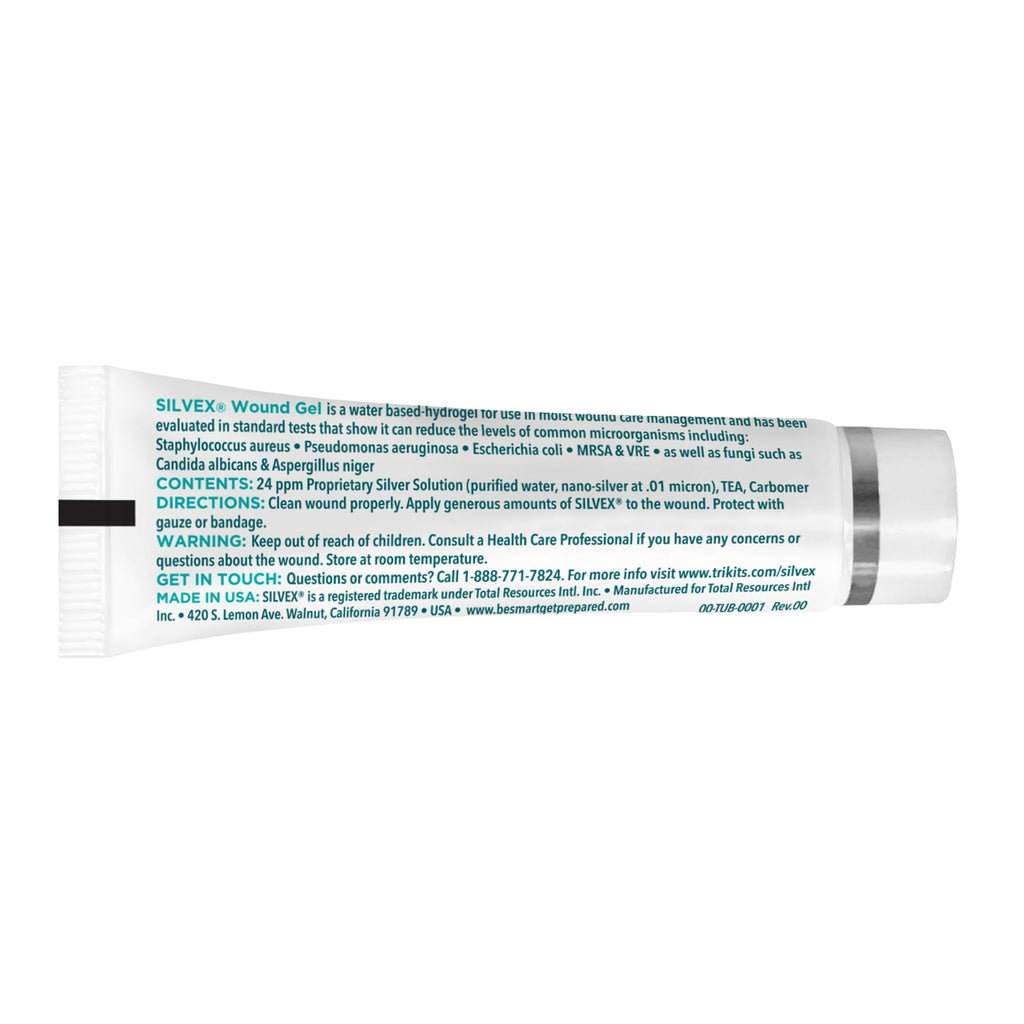 Be Smart Get Prepared SILVEX Wound Gel, 0.5 Fl Oz (Pack of 1), Clear