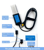 8 in 1 Soil Tester, Nitrogen, Phosphorus, Potassium Npk Tester, Ph, Moisture, Nutrient Conductivity, Ec Meter,High Accuracy Digital Sensitive,Soil Fertility Test