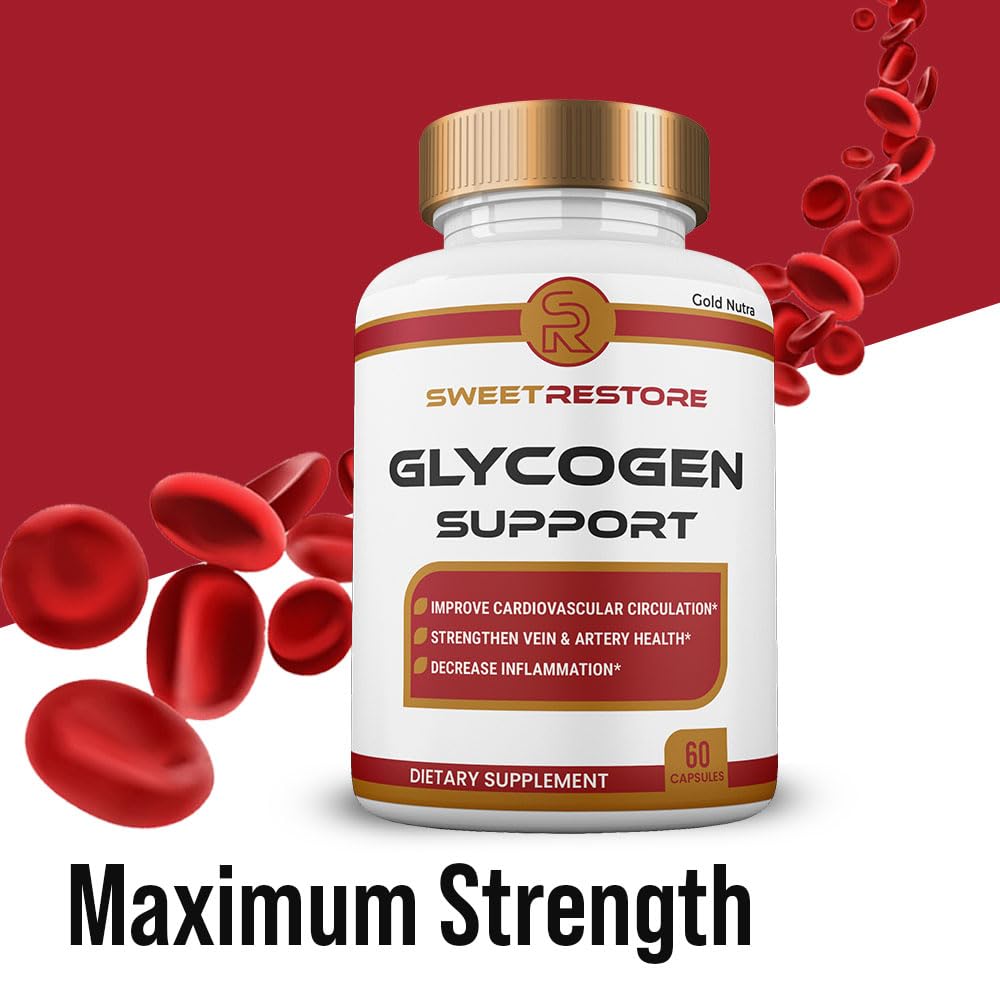 Gold Nutra Sweet Restore Capsules, All Natural Maximum Strength Sweet Restore Glyco Pills, 1 Month Supply (1 Pack)