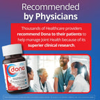 Dona Crystalline Glucosamine Sulfate, 750 Mg, Joint Supplement Pills for Knee Comfort & Joint Health Support, 750 Mg, 60 Count (2 Pack).