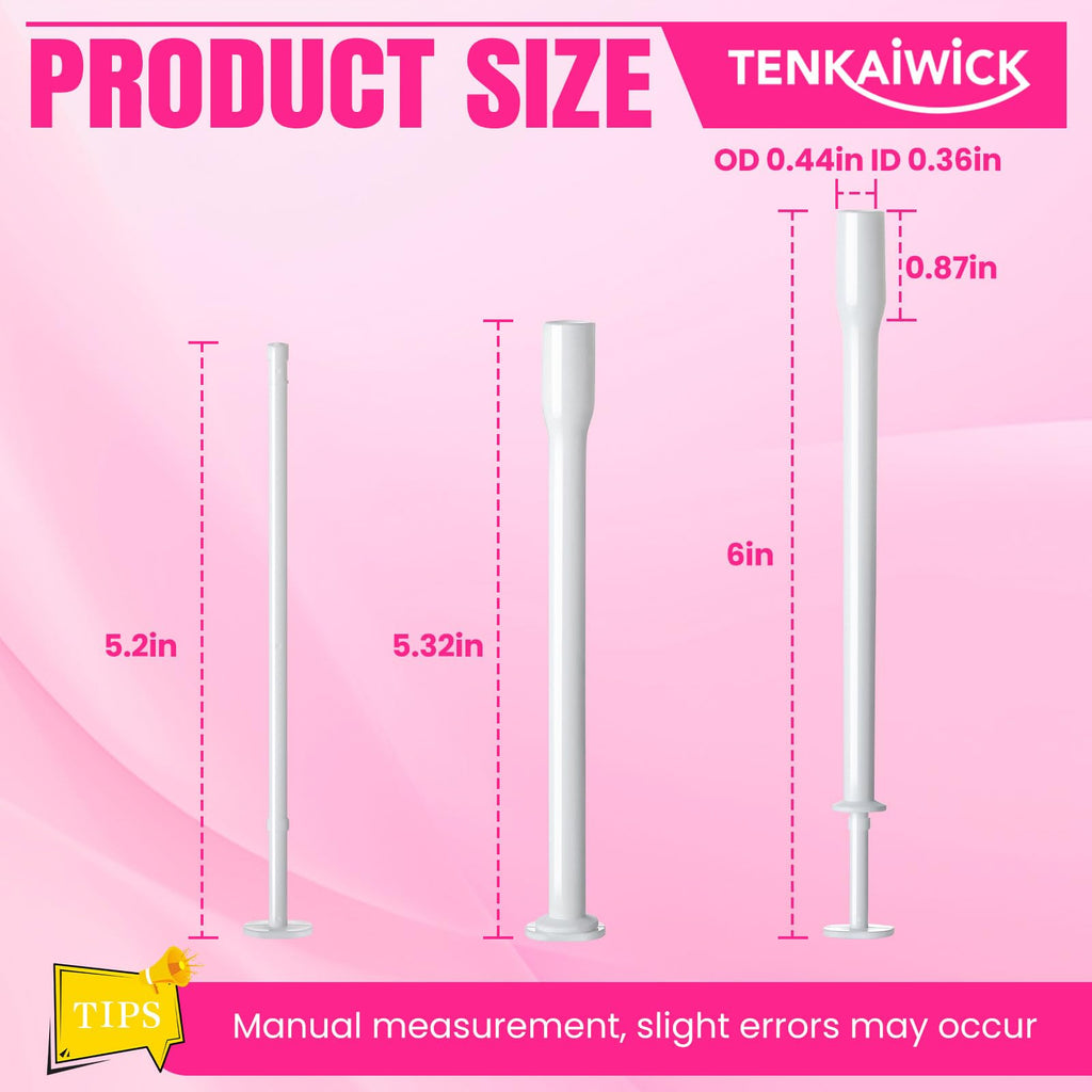 TENKAIWICK Disposable Applicator 100 Packs, Fits 0/00 Capsules & Pills, Individually Wrapped