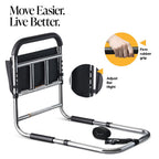 Medical king Bed Assist Rail Without Legs Bed Assist Rails for Seniors ASTM Approved Bed Assist bar with Storage Pocket Easy to get in or Out of Bed Safely with Floor Support