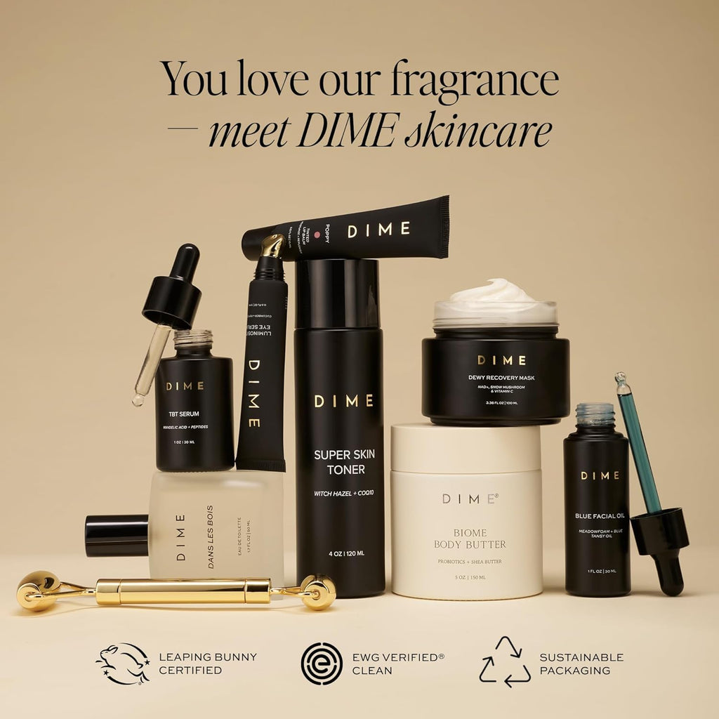 DIME Beauty 7 Summers Perfume Set ($87 Value) - Includes 50 ml + Travel Size 10 ml, Sweet Floral Scent, Clean Fragrance Eau de Toilette for Women, Hypoallergenic