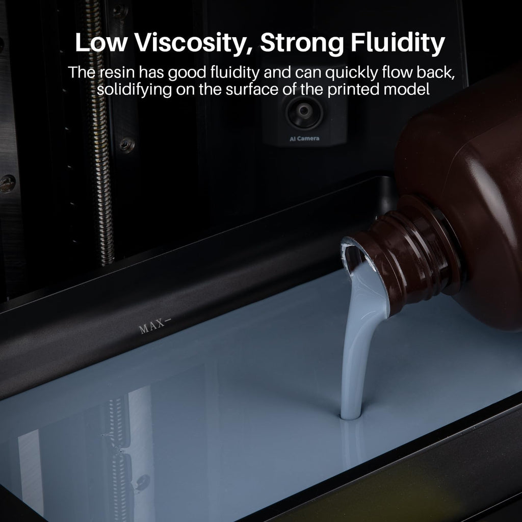 ELEGOO ABS-Like Resin 3.0 Pro, Higher Scratch-Resistance 3D Printing Photopolymer Resin, 405nm UV Resin for MSLA/DLP/LCD Printers Fast Curing High Precision Non-Brittle, Translucent 2000g