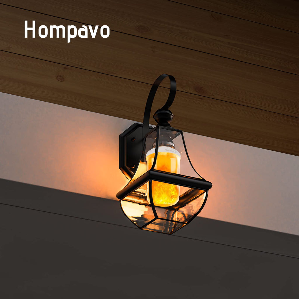 Hompavo 【Upgraded Flame Light Bulbs for Home Decor with Upside Down Effect