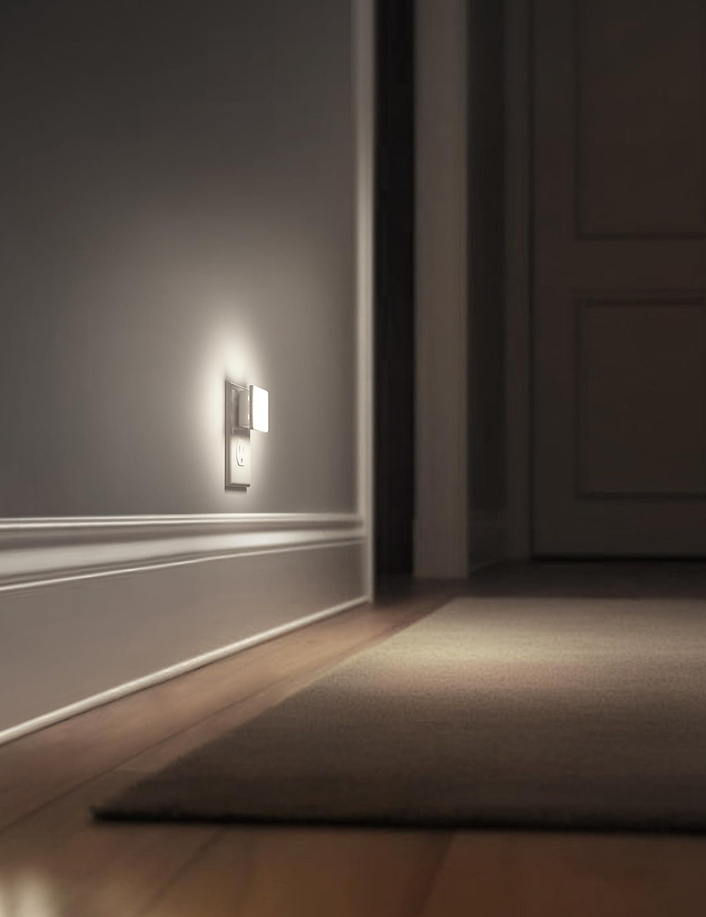 L LOHAS LED Night Lights Plug into Wall, [6-Pack] Plug in Night Light, Dusk-to-Dawn Sensor, 5000K Daylight 0.3W Bright Nightlight Auto-On/Off for Adults Kids Room Bedroom Bathroom Hallway Kitchen