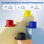 DEEPLEE PLA PRO Filament 1.75 mm, 3D Printed Filament Increased Tenacity, Dimensional Accuracy +/- 0.02 mm, Easy to Print, for Most FDM 3D Printers 1 kg Light Blue