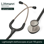 3M Littmann Lightweight II S.E. Stethoscope, 2450, 28" Black Tube