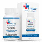 Vitilox Pigmenta+ Advanced, Skin Tone Support Supplement – 60 Tablets | 2 Months | Natural Vitiligo Skin Pigmentation Support | Reduce White Body Spots