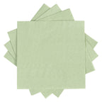 300 Pack Cocktail Napkin 2-Ply Dessert Napkins Folded 5 x 5 Inches Disposable Napkins for Dinner Wedding Birthday Party Bridal Anniversary Reception Event (300, Sage-Green)