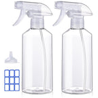 JohnBee Spray Bottles - Adjustable Spray Bottles for Hair,Cleaning, Plants(Blue)-2Pack