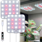 DOMMIA Under Shelf Grow Light,USB LED Panel,Auto Timer,Dimmable,Indoor