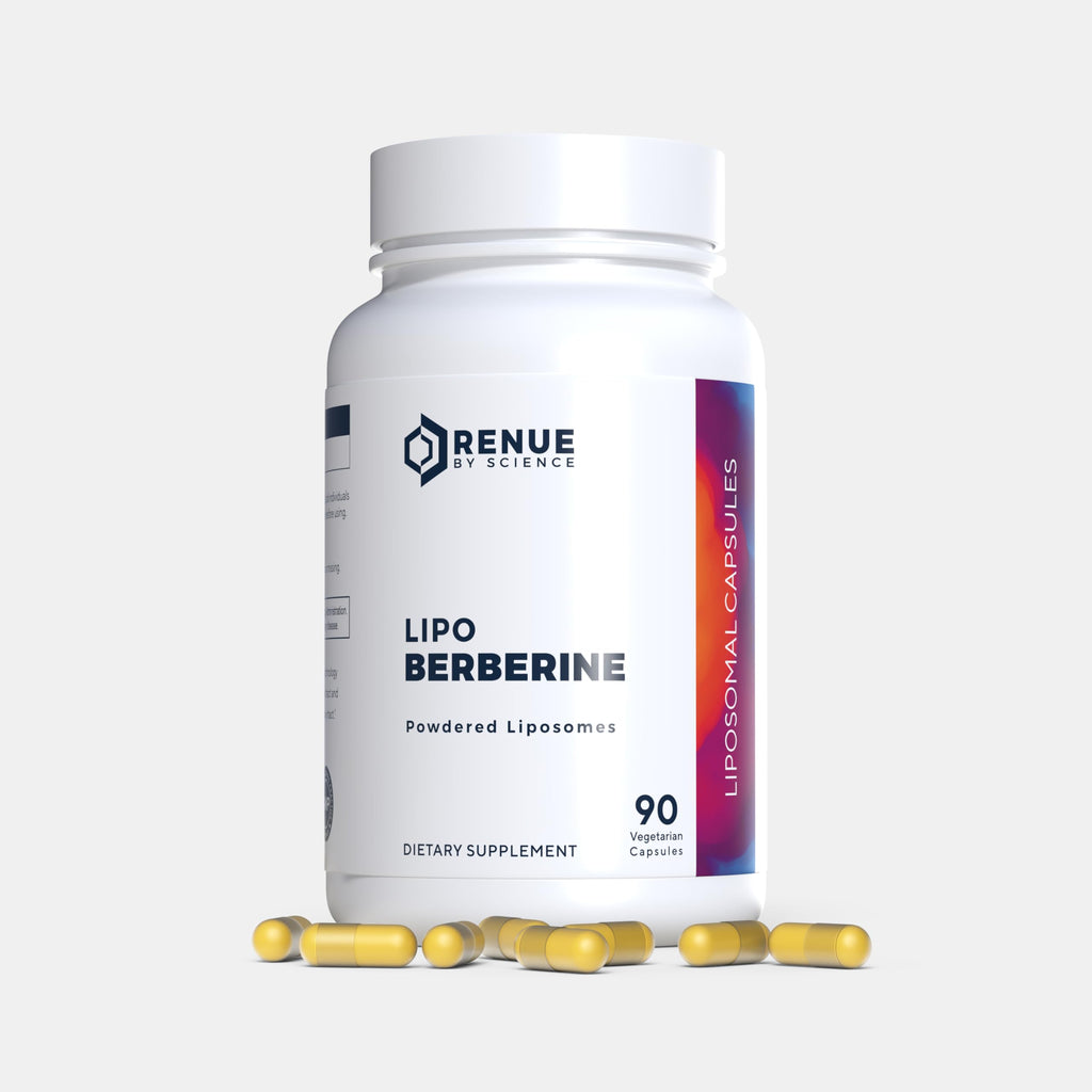 Renue By Science Berberine | 90 Berberine Supplement Capsules - 250mg Berberine per Serving | Bioavailable Formula for Increased Absorption | Non-GMO & Allergen Free | Manufactured in the USA