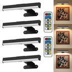 EUIOKUN Wireless Picture Light with Remote,Battery Operated Wall Sconces