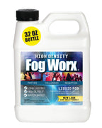 FogWorx Extreme High Density Fog Juice - Quart – 32 Fluid Ounces of Long Lasting, High Output, Odorless Water Based Machine Fluid for 400 to 1500 Watt Machines
