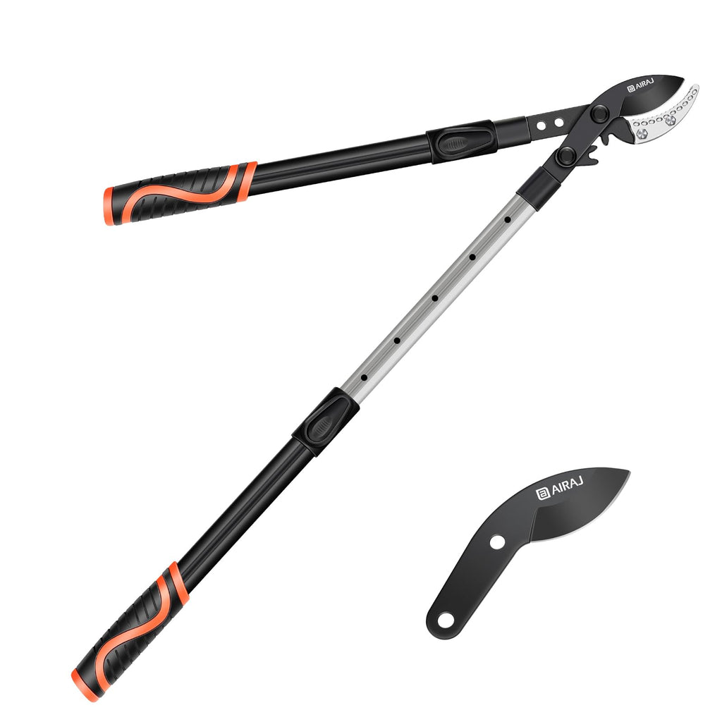 AIRAJ 26-39'' Extendable Anvil Loppers,Heavy Duty Branch Cutter up to 2.75'' Cut Capacity, Tree Trimmer with Compound Action,Tree Prune with Spare Blade,Pruning Shear for Gardening