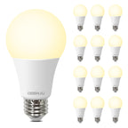 DEGNJU A19 LED Light Bulbs, 100 Watt Equivalent LED Bulbs, Soft White 2700K, 1500 Lumens, E26 Standard Base, Non-Dimmable, 13W Bright White LED Bulbs for Bedroom Living Room Home Office, 12 Pack