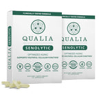 Qualia Senolytic Supplement, Fisetin, Quercetin, Piperlongumine & More, Aging Supplement That Supports Optimal Cell Repair & Rejuvenation, Naturally Eliminate Zombie Cells, Capsules, 2 Box