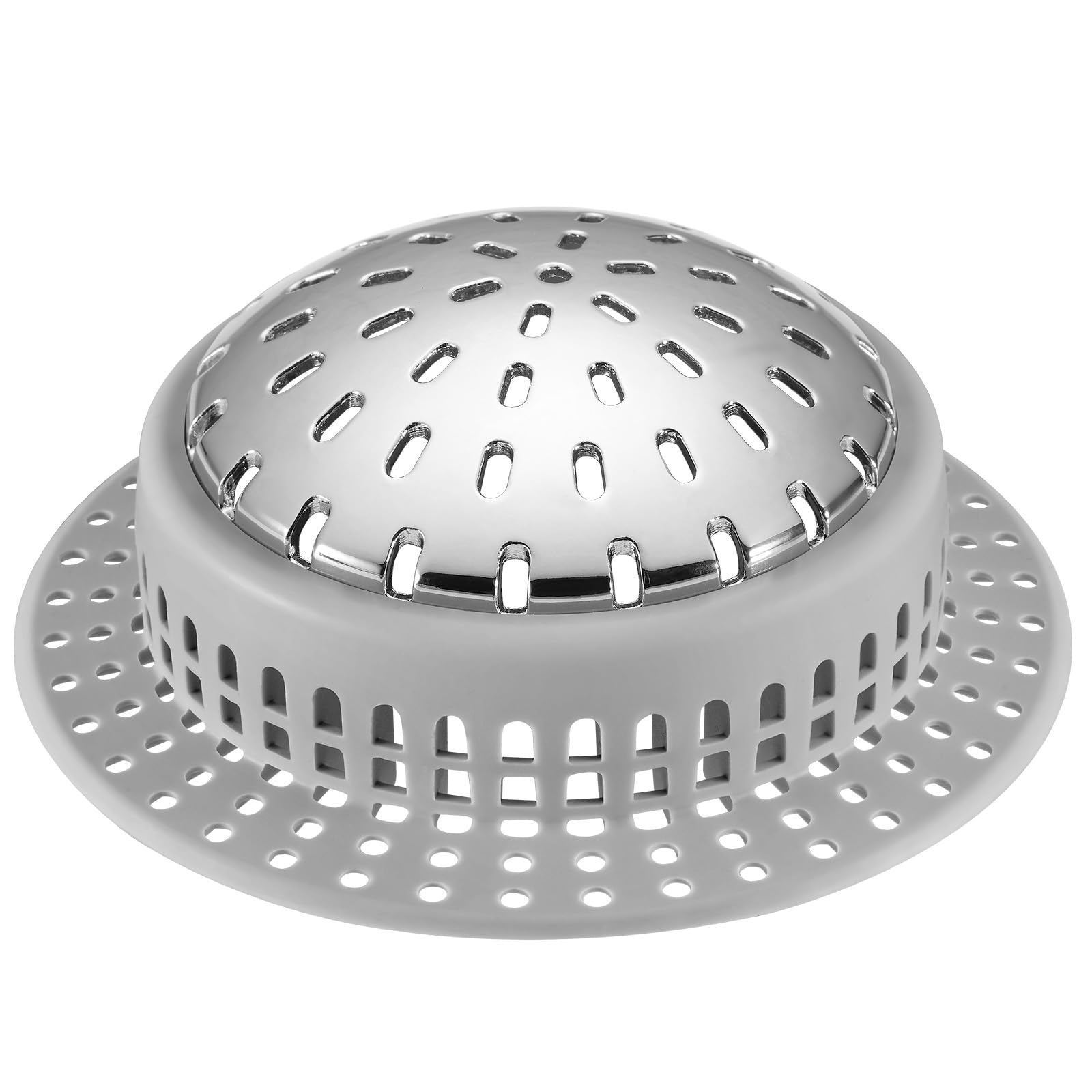 Aluvor Shower Drain Hair Catcher, Shower Drain Cover, Bathtub Drain Hair Catcher for Pop-Up & Regular Drains