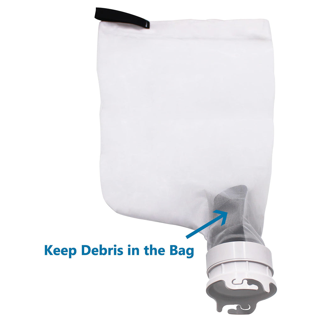 360002/EU16 Automatic Pool Cleaner Debris Bag with Zipper Compatible with Kreepy Krauly Legend and Legend II Automatic Pool Cleaner,Aftermarket Part