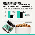 Pet Honesty Vet Approved Dog Teeth Cleaning Powder, 30 Servings