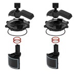 NURATIT 2-Port/3-Port Pool Valve Rebuild Kit Compatible with Jandy 2-way/3-way 4716, 4717 Valves, and Jandy Gray Series Valves. Includes Handle 7433, Valve Cover 4606, Diverter Valve 4720 (2 Pack)