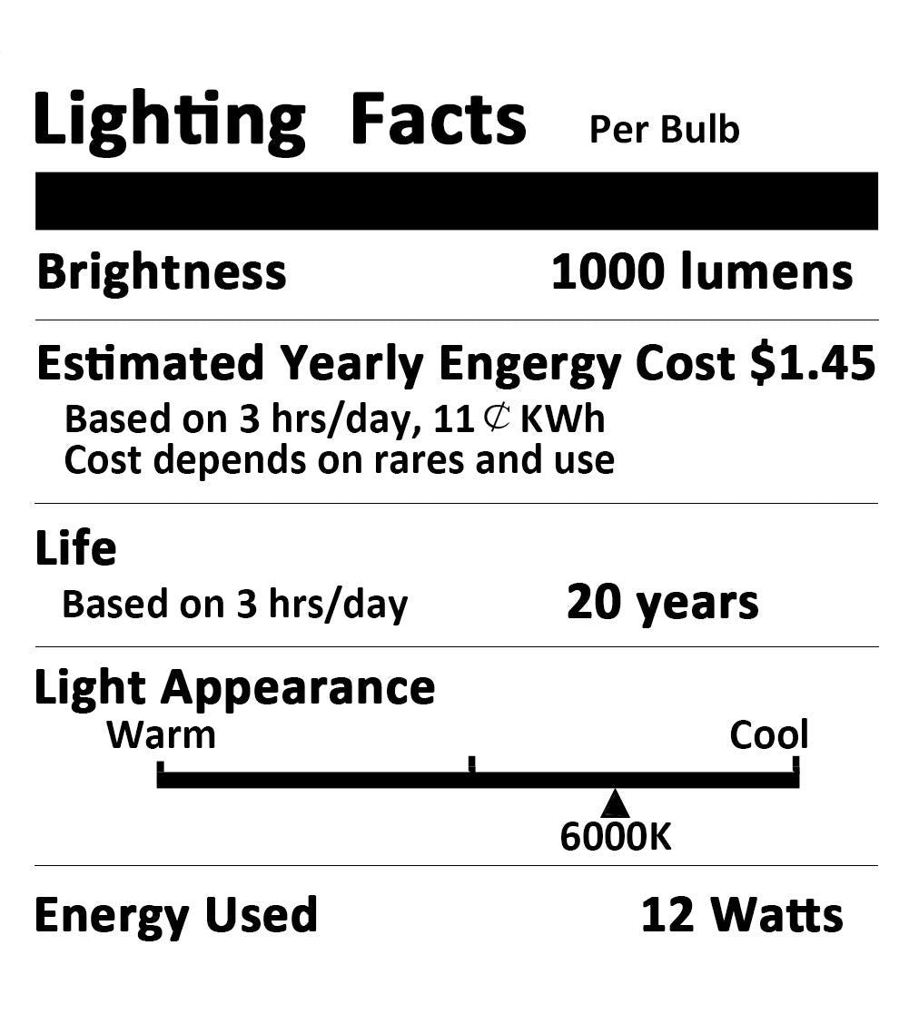 Aukora Led Dusk to Dawn Light Bulb 4 Pack, 12W (100-Watt Equivalent 1000lm) Smart Sensor Light Bulbs Indoor E26/E27 6000K Daylight A19 for Porch Yard Garage Garden Patio Outdoor (Cool White)