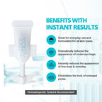 Instantly Ageless - Instant Face Lift Cream - Skin Care for Anti Aging Face Cream & Moisturizer with Vitamin C - Wrinkle Tightener - Instant Under Eye Bags Remover - Facelift in a Box of 25 Vials