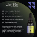 Lyfetrition Serrapeptase 250000 SPU 118 ml, 4 FL Oz Liquid, 220 Servings, Made in USA, Quick Absorption, Potent Ingredients, Non-GMO