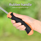 GANCHUN 2026 Weed Puller Tool, 3 Pack New Garden Stainless Steel Weeder Tool Hand Weeder Tool,Multi-Purpose Weed Remover Tool Weeding Tools for Gardening(Rubber Handle)