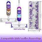 Disposable Mop Pads for S-wiff-er PowerMop Multi-Surface Mopping Pad Refills | Safe on All Finished Floors | Compatible with Swiffer PowerMop (25 Count)