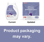 Amazon Basics Laundry Detergent Pods, 120 Pacs for 120 Medium Loads, Lavender Scent, (Previously Solimo) (Pack of 2)
