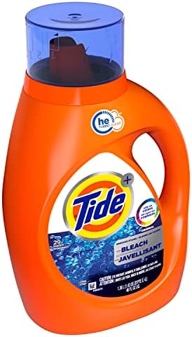 Tide Plus Bleach Alternative HE Turbo Clean Liquid Laundry Detergent, 46fl oz, 29 Loads