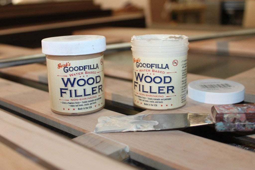 Goodfilla Neutral Base,1 Gallon (13.5lbs) Wood and Grain Filler, Stainable, Tintable, Sandable, Zero Waste, Non-Toxic, USA Made