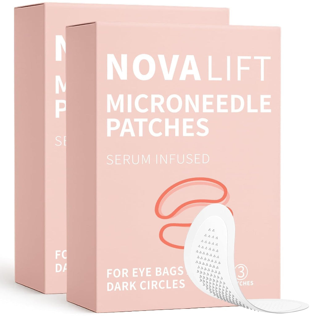YLOTRE Novalift Micro Eye Patches, Under Eye Patches for Puffy Eyes, Dark Circles & Fine Lines, Deeply Hydrating Anti-Wrinkle Patches, Smooth Application Forehead & Smile Line Patches (2)