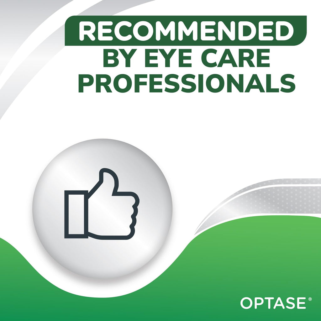 Optase Tea Tree Oil Eyelid Cleansing Wipes - Daily Hygiene & Relief from Blepharitis, Tired and Dry Eyes - 3x20 Pack