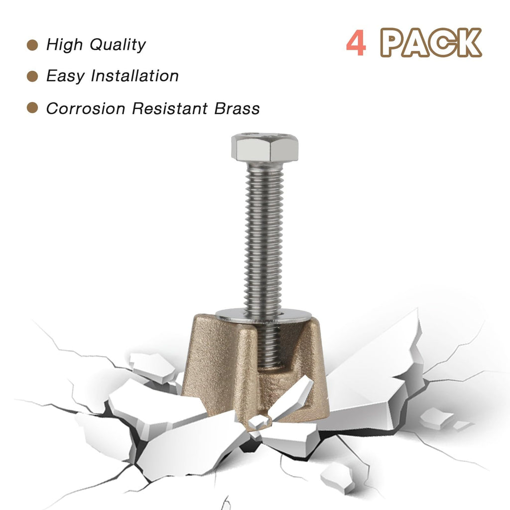 upuuup Pool Ladder Anchors Wedge Assembly PW-4C for PS-4019-BC Hand Rail Anchors 4 Pack