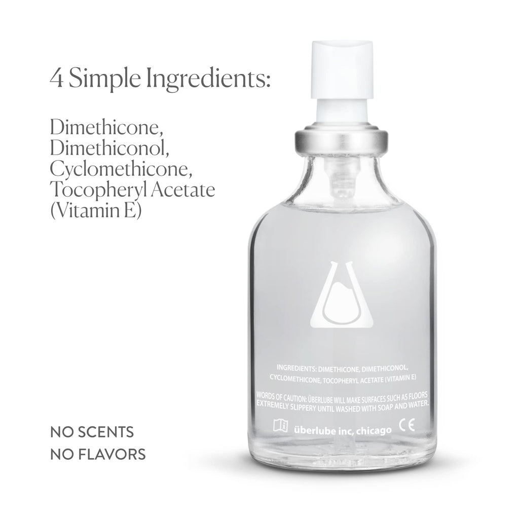 Uberlube Premium Silicone Lube - Unscented and Ultra Smooth (55 ml)