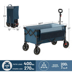 Timber Ridge Collapsible Wagon Cart with Brakes