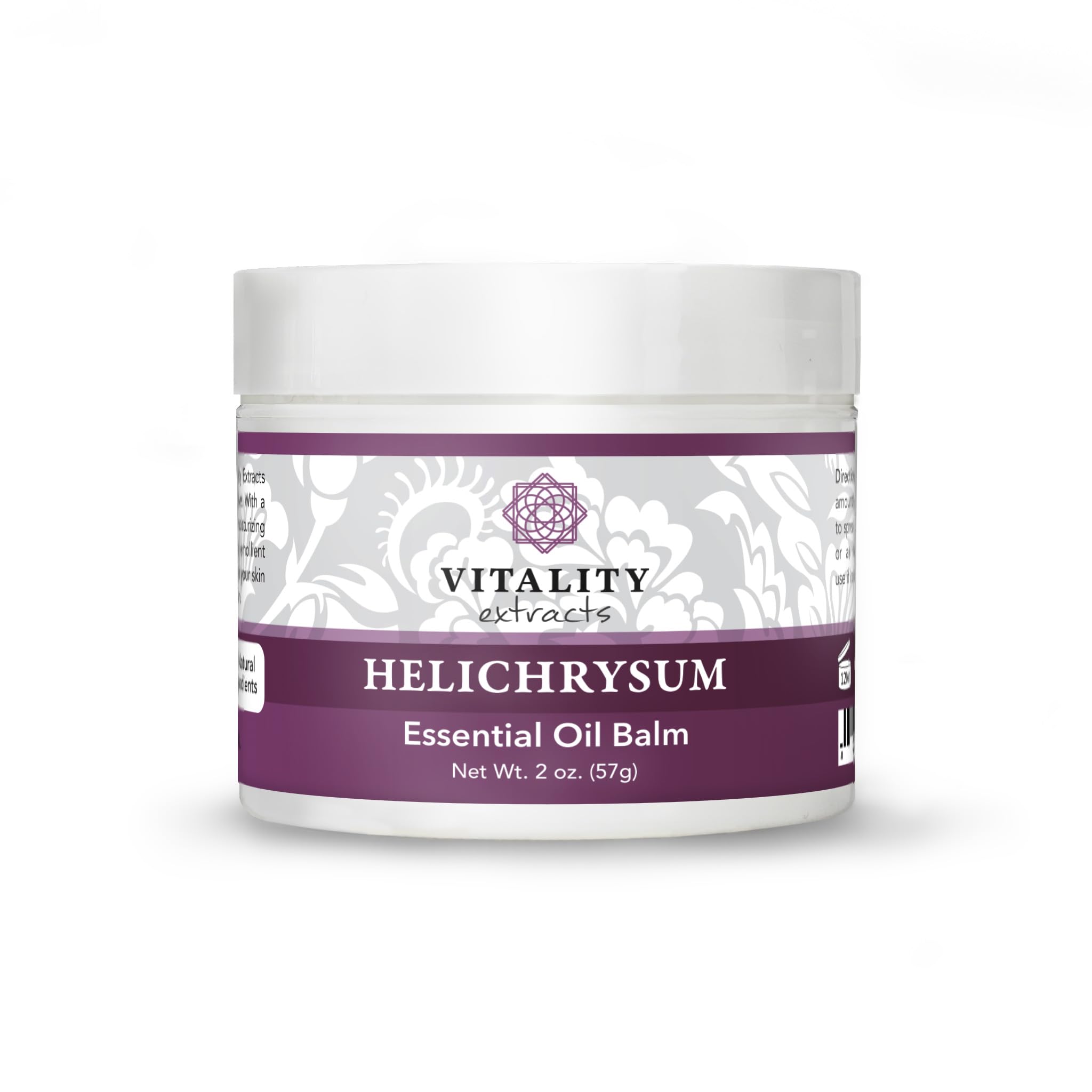 Vitality Extracts Helichrysum Balm - 2oz, Helichrysum Gymnocephalum, Beeswax, Almond Oil, Ultra-Moisturizing, Skin Healing, Full Body Hydration